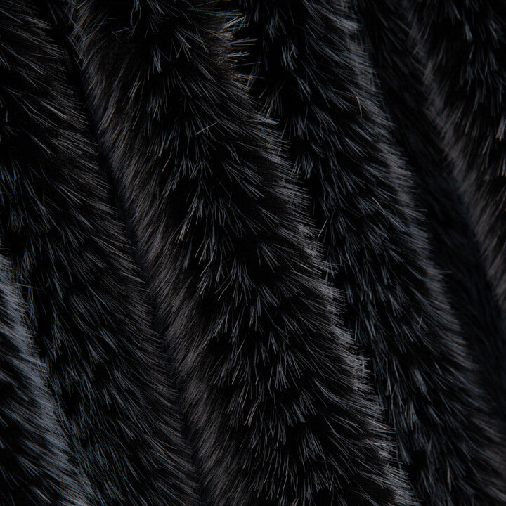 Long Pile Fox-Effect Hair, Zafira Blue and Black - Ribes y Casals