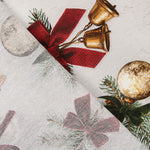 Printed Cotton Canvas with Christmas Bells - Ribes y Casals