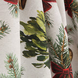Printed Cotton Canvas with Christmas Bells - Ribes y Casals
