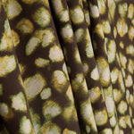 Double-sided viscose fabric, olive mosaic - Ribes y Casals