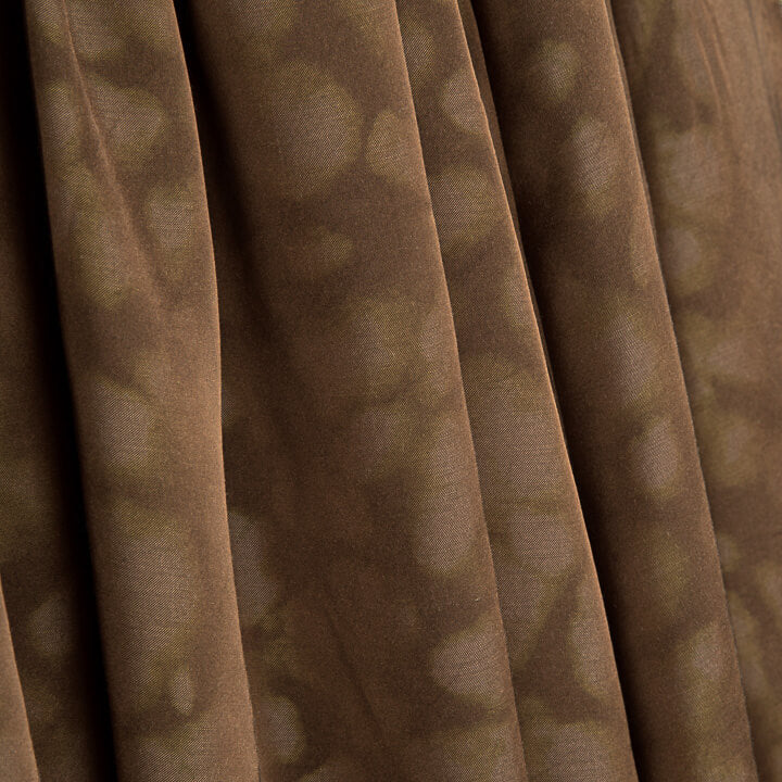 Double-sided viscose fabric, olive mosaic - Ribes y Casals