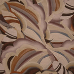 Double-sided viscose fabric with abstract earth-toned waves - Ribes y Casals