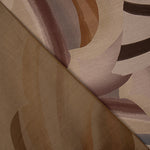 Double-sided viscose fabric with abstract earth-toned waves - Ribes y Casals