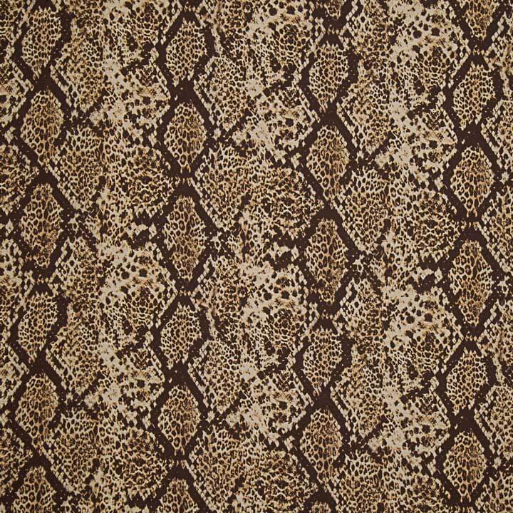 Double-sided viscose fabric with snake print - Ribes y Casals