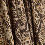 Double-sided viscose fabric with snake print - Ribes y Casals
