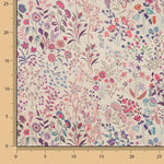 Multicoloured ‘Wild Garden’ Printed Corduroy - Ribes y Casals