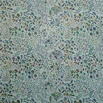 Printed Corduroy – Wild Garden, Aquamarine Green - Ribes y Casals