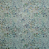 Printed Corduroy – Wild Garden, Aquamarine Green - Ribes y Casals
