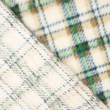 Green Tartan-Printed Coral Fleece - Ribes y Casals