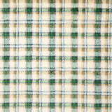 Green Tartan-Printed Coral Fleece - Ribes y Casals