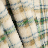 Green Tartan-Printed Coral Fleece - Ribes y Casals