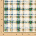 Green Tartan-Printed Coral Fleece - Ribes y Casals