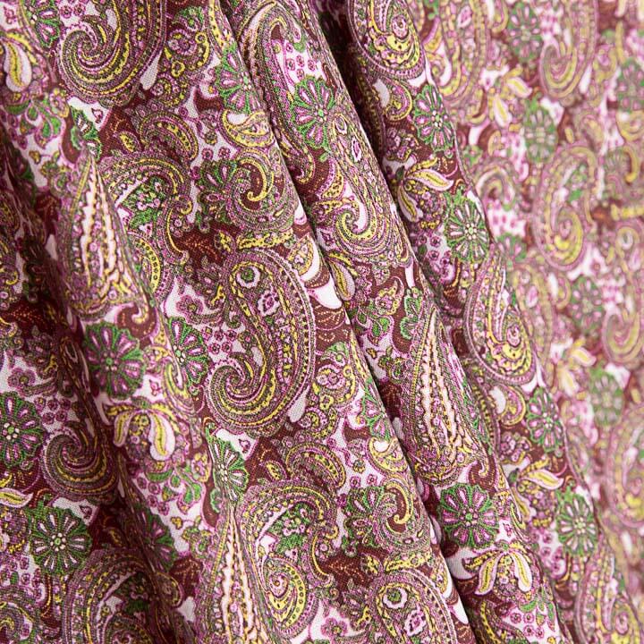 Pink Paisley Poplin - Ribes y Casals