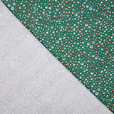Green Mini Floral Printed Poplin - Ribes y Casals