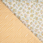 Reversible Quilted Floral Print and Albero Stripes - Ribes y Casals