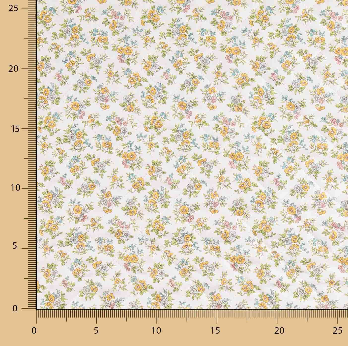 Reversible Quilted Floral Print and Albero Stripes - Ribes y Casals