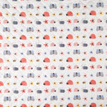 Reversible Quilted Cushion – Small Garden and Pink Gingham - Ribes y Casals