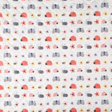 Reversible Quilted Cushion – Small Garden and Pink Gingham - Ribes y Casals