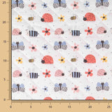 Reversible Quilted Cushion – Small Garden and Pink Gingham - Ribes y Casals