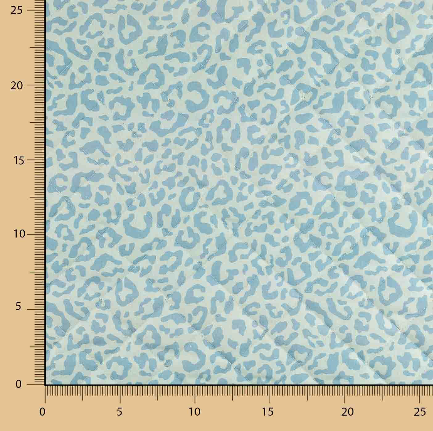 Reversible Quilted Nairobi Blue Animal Print and Stripes - Ribes y Casals