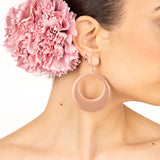 Nude Hoop Flamenco Earrings - Ribes y Casals