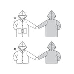 Burda Sewing Pattern 9289 Coat - Ribes y Casals