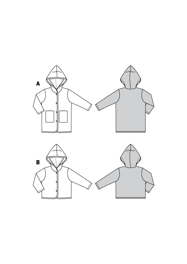 Burda Sewing Pattern 9289 Coat - Ribes y Casals