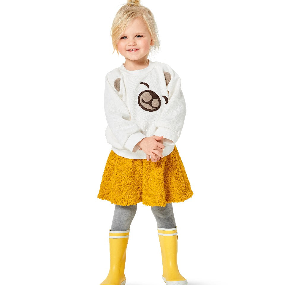 Burda Sewing Pattern 9308 Sweatshirt - Ribes y Casals