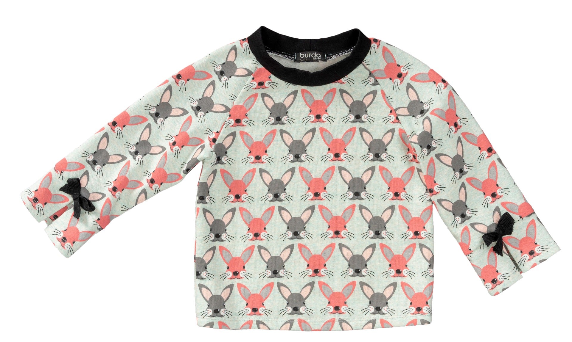 Burda Sewing Pattern 9308 Sweatshirt - Ribes y Casals