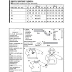 Burda Sewing Pattern 9308 Sweatshirt - Ribes y Casals
