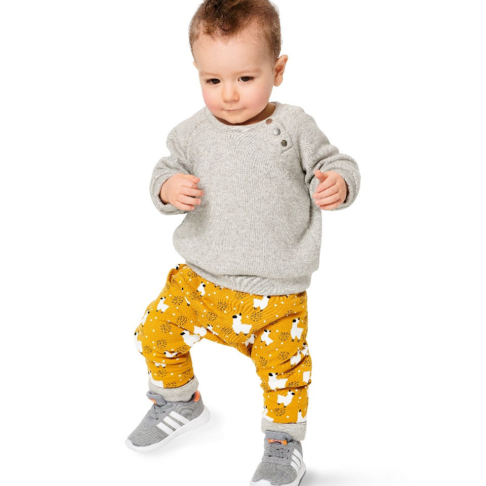 Burda Sewing Pattern 9312 Sweatshirt - Ribes y Casals