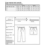 Burda Sewing Pattern 9324 Pants - Ribes y Casals