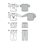 Burda Sewing Pattern 9326 Pyjamas - Ribes y Casals