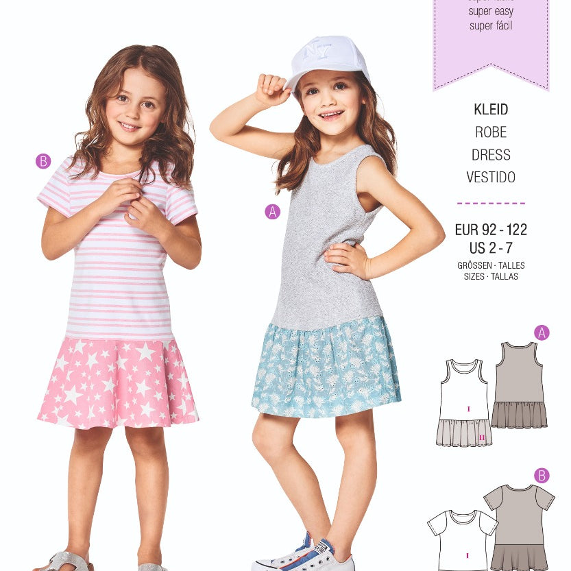 Burda Sewing Pattern 9341 Dress - Ribes y Casals