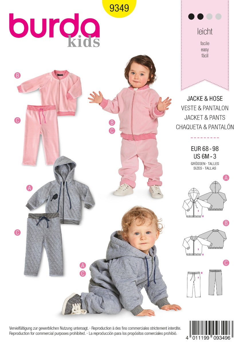 Burda Sewing Pattern 6349 Jacket and trousers - Ribes y Casals