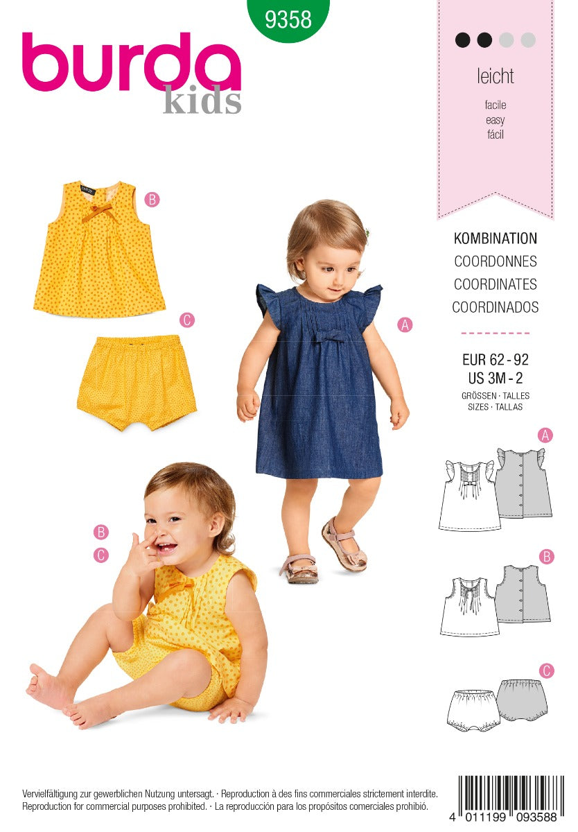 Burda Sewing Pattern 9358 Suit - Ribes y Casals