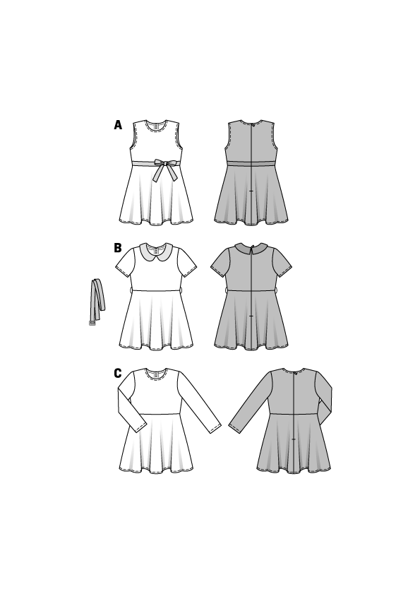 Burda Sewing Pattern 9379 Dress - Ribes y Casals