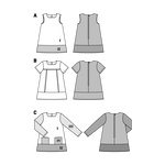 Burda Sewing Pattern 9380 Dress - Ribes y Casals