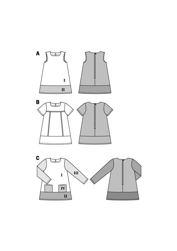 Burda Sewing Pattern 9380 Dress - Ribes y Casals
