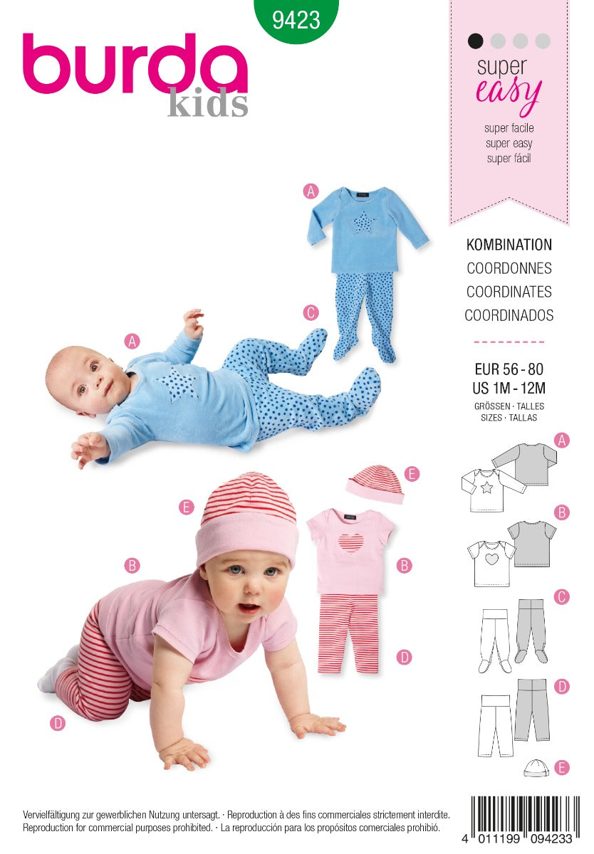 Burda Sewing Pattern 9423 Suit - Ribes y Casals
