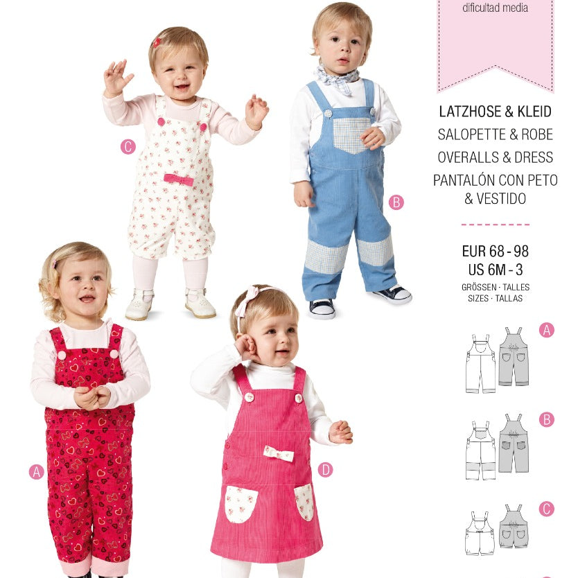 Burda Sewing Pattern 9424 Trousers and dress - Ribes y Casals