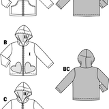 Burda Sewing Pattern 9425 Jacket - Ribes y Casals