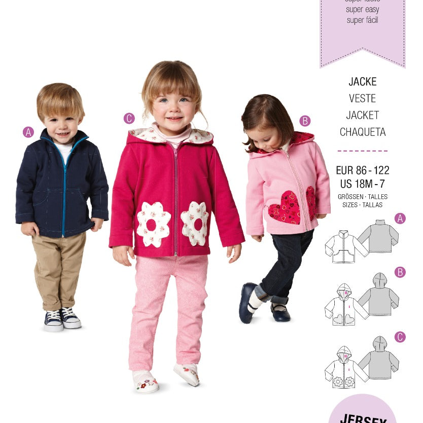 Burda Sewing Pattern 9425 Jacket - Ribes y Casals