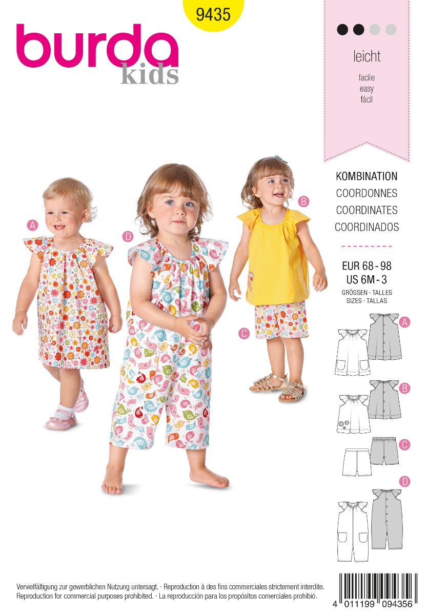 Burda Sewing Pattern 9435 Suit - Ribes y Casals