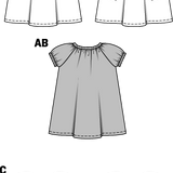 Burda Sewing Pattern 9438 Dress and Top - Ribes y Casals