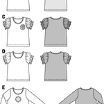 Burda Sewing Pattern 9439 Shirt - Ribes y Casals