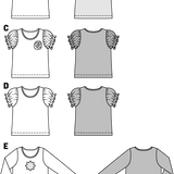 Burda Sewing Pattern 9439 Shirt - Ribes y Casals