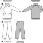 Burda Sewing Pattern 9482 Suit - Ribes y Casals