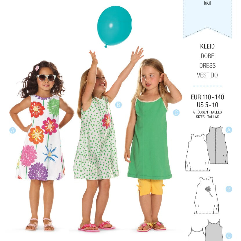 Burda Sewing Pattern 9544 Dress - Ribes y Casals