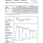 Burda Sewing Pattern 9615 Leggins - Ribes y Casals